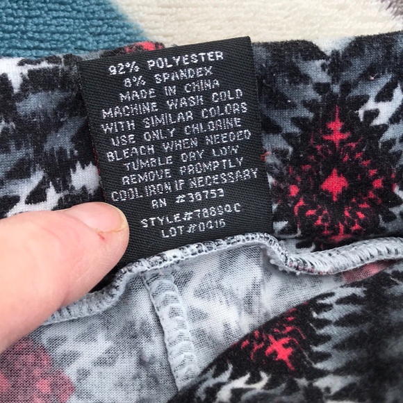 Real Love Diamond Leggings & Faded Glory Top M 7/8 - Picture 16 of 16